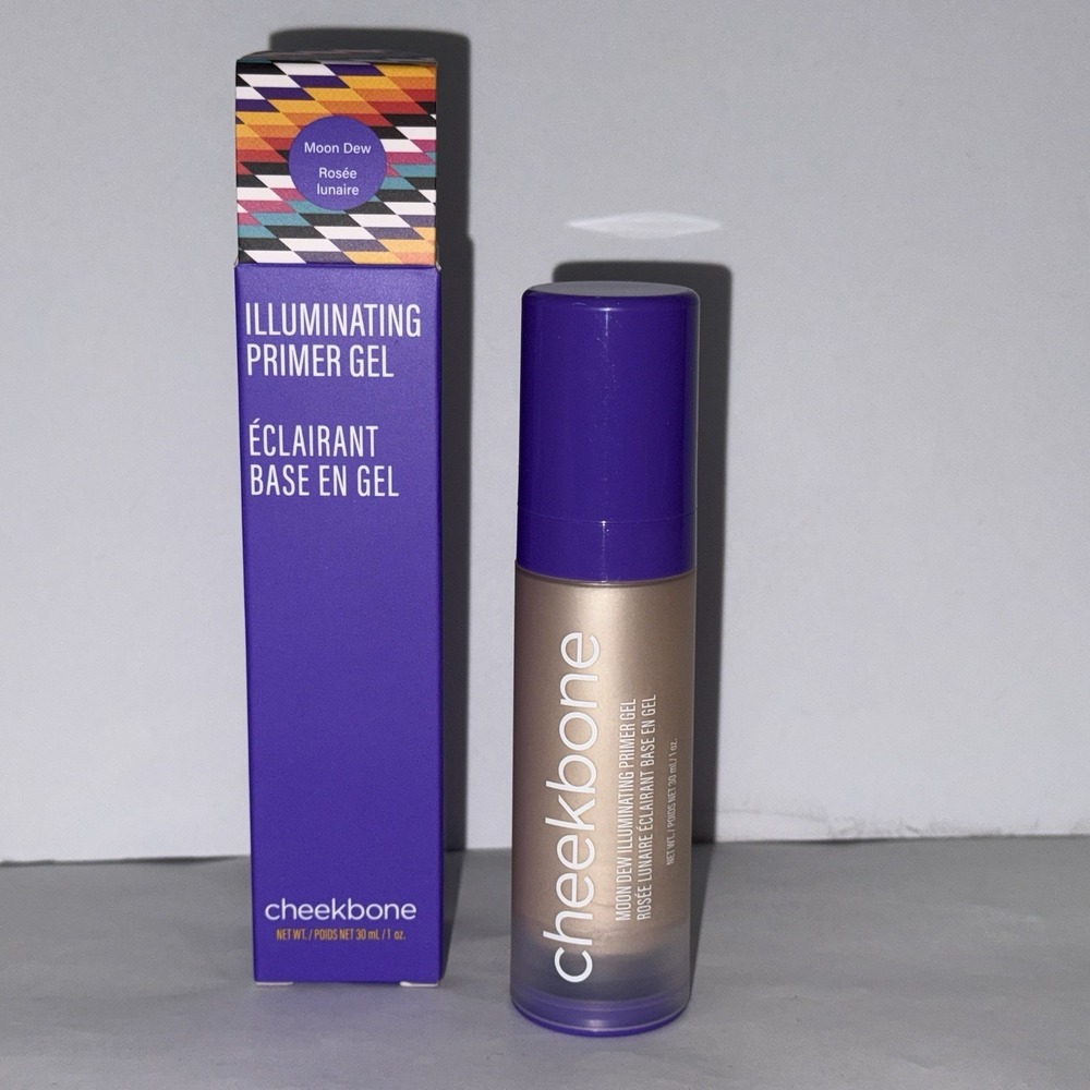 CHEEKBONE BEAUTY Illuminating Primer Gel in Moon Dew 1 OZ BRAND NEW IN BOX